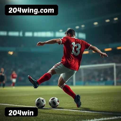 App 204win para iOS e Android — interface mobile, login biométrico e PIX integrado